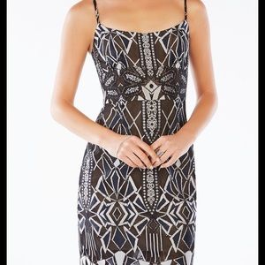 BCBG Alese Deco Lace Dress With Tag